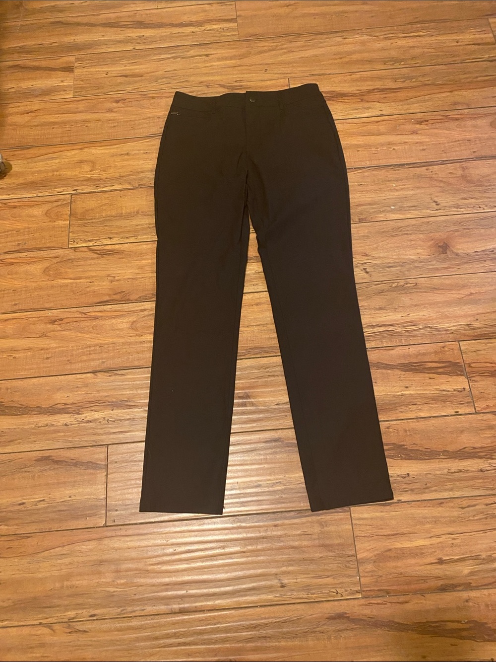 Classic Straight-Leg Dress Pants - Black modern ambitions 32/34